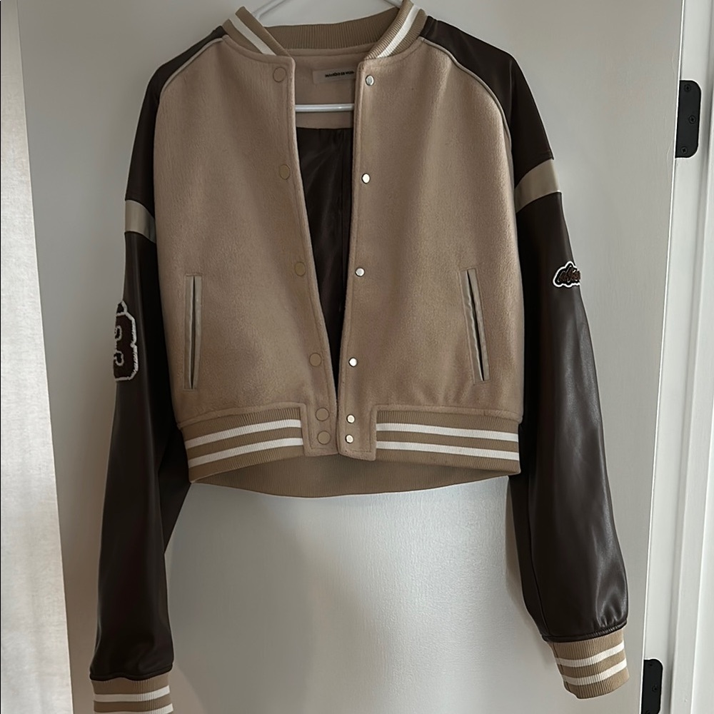 Women's Two-Tone Varsity Jacket